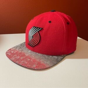Mitchell & Ness‎ Wool Blend NBA SnapBack Portland Blazers Hat Cap